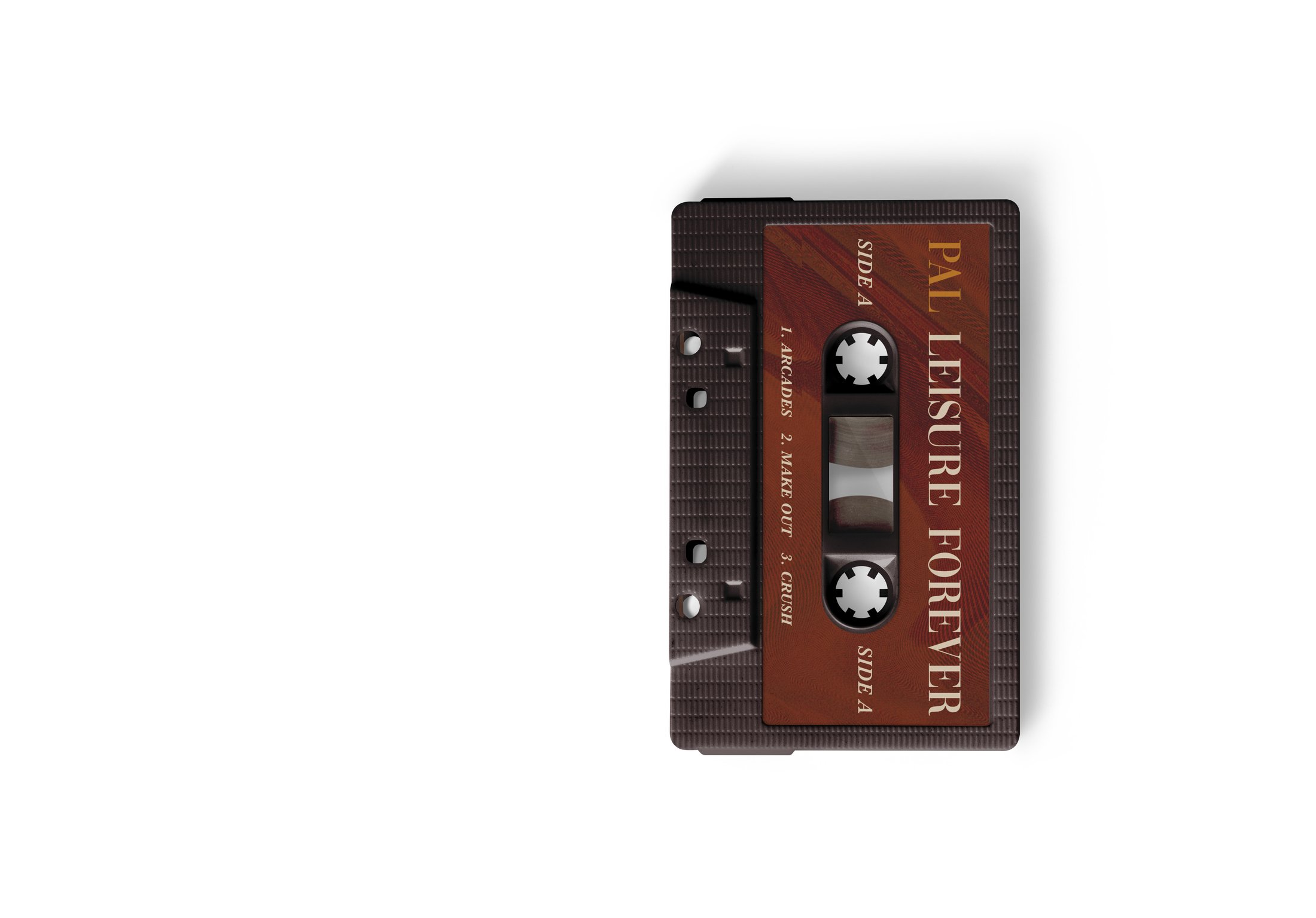 Cassette mockup for the 'Leisure Forever' release.