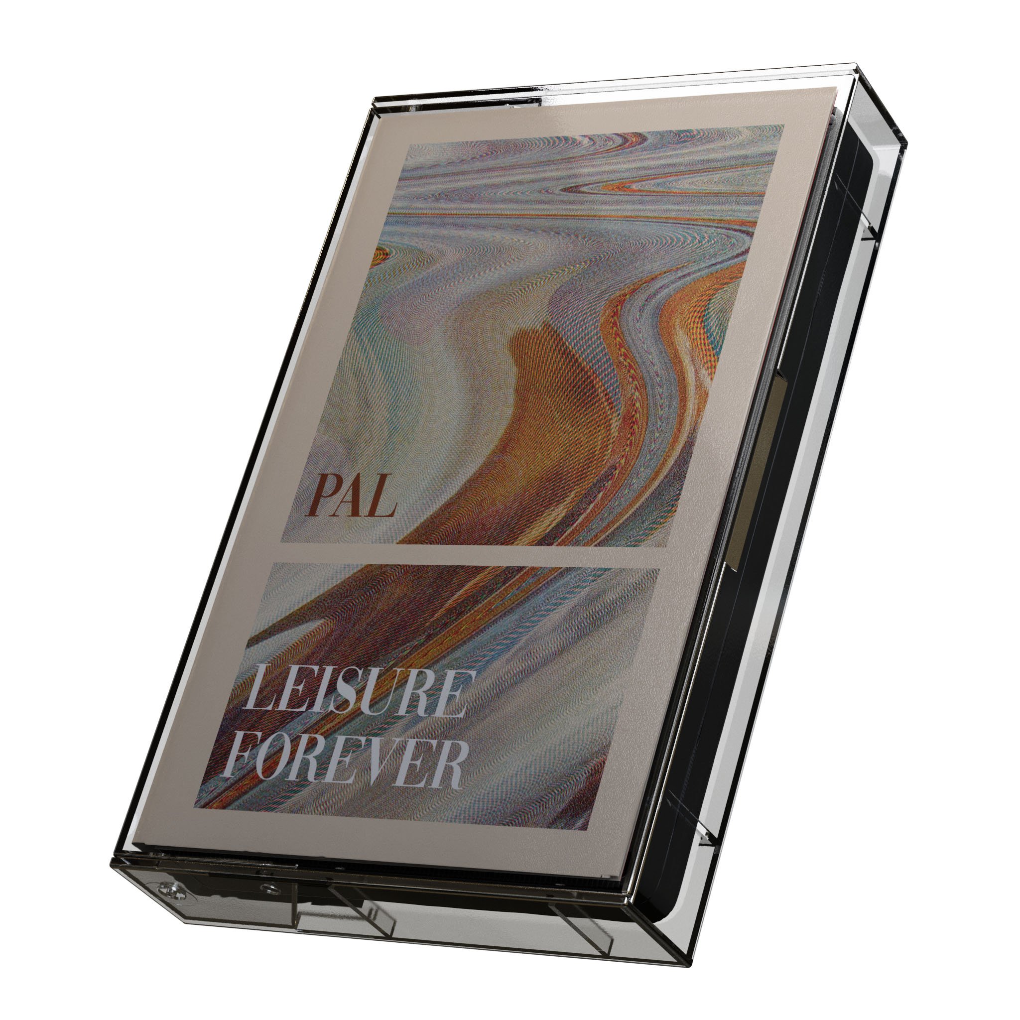 Presentation of the 'Leisure Forever' cassette, first view.