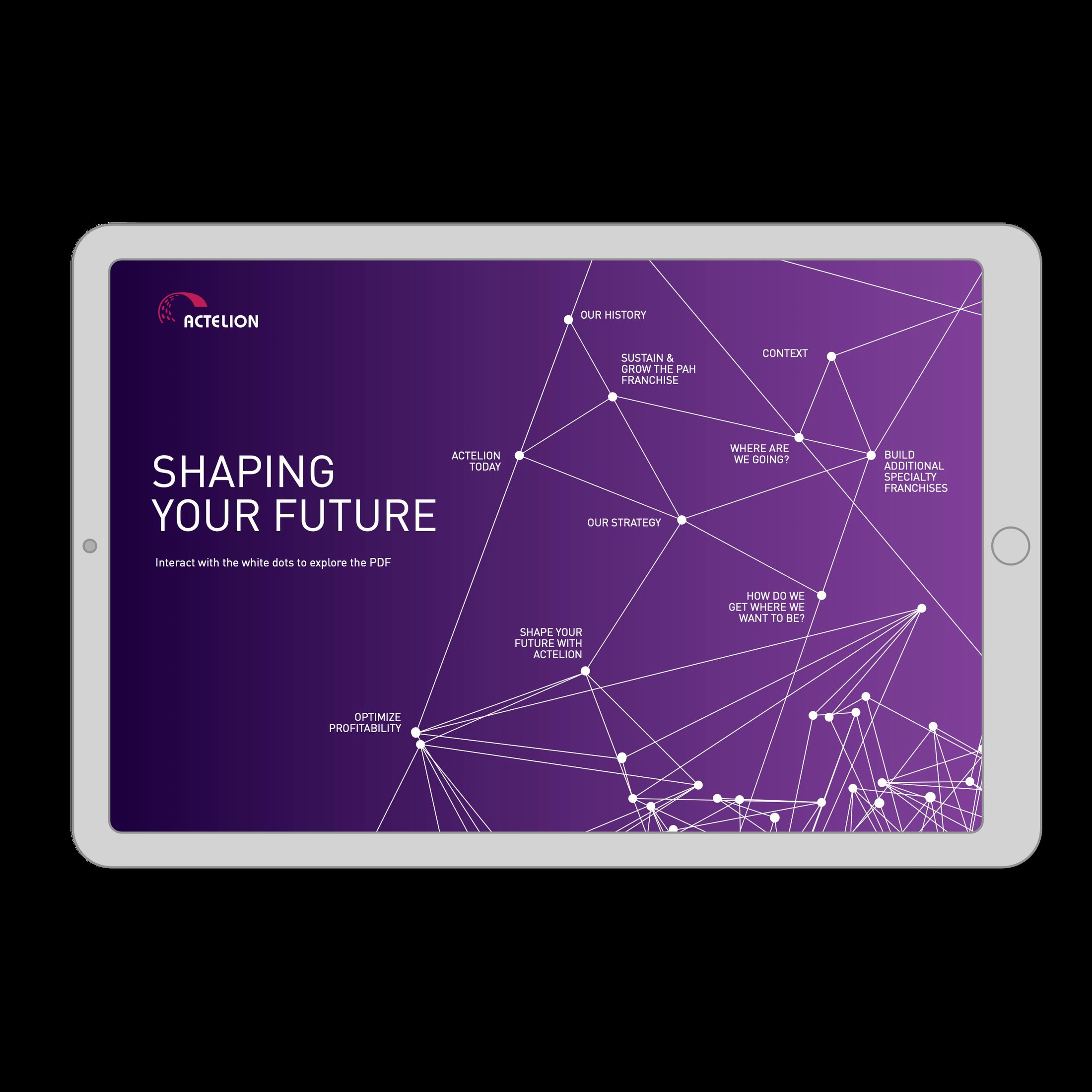 Actelion interactive white paper on iPad